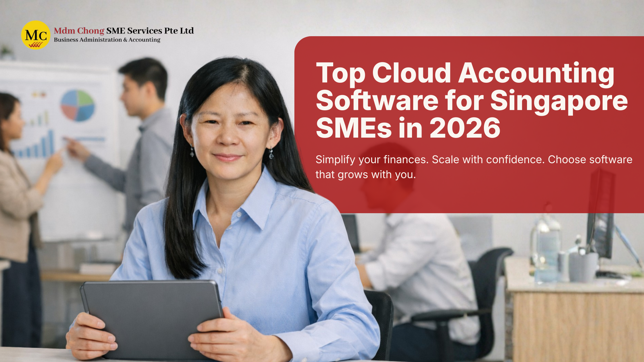 Comparison of cloud accounting software in Singapore for SMEs in 2026 including QuickBooks, Xero, Zoho Books, Sage, and Wave