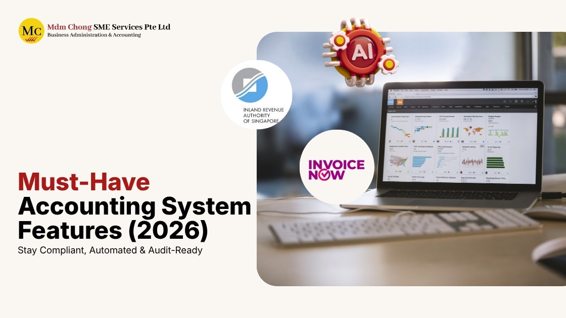 accounting system features Singapore SMEs