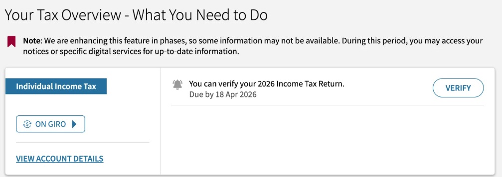 How to report income tax Singapore