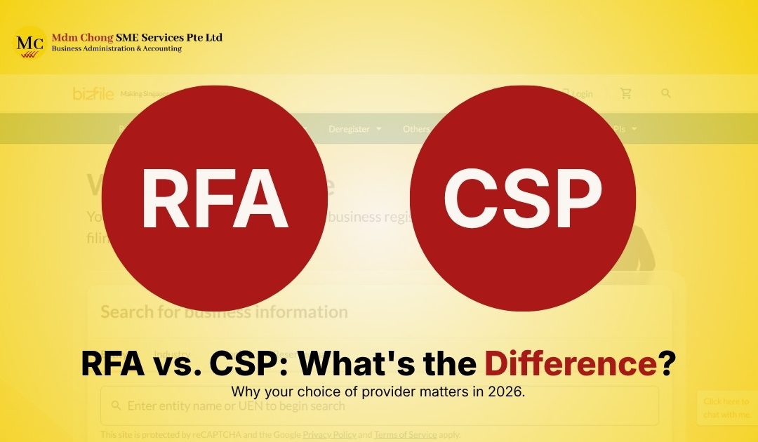 RFA vs. CSP in Singapore: Why Your Choice of Provider Matters in 2026